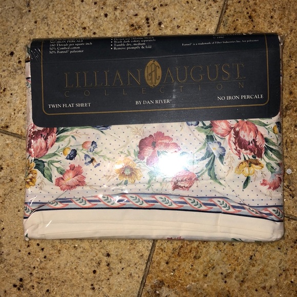 💐🌷🌼Twin Flat Sheet Floral Bedding - Picture 1 of 8